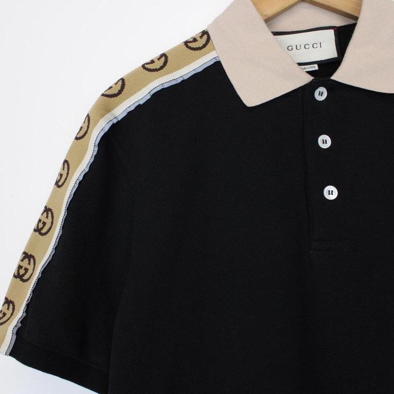 Gucci G Stripe Polo Shirt Small