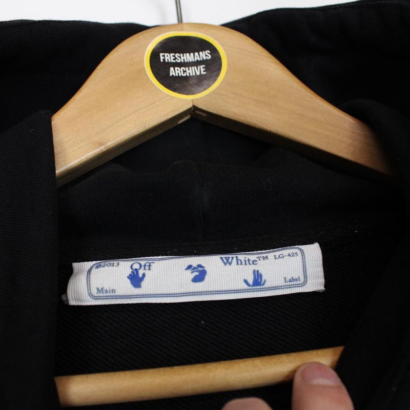 Off White Caravaggio Arrows Hoodie Medium