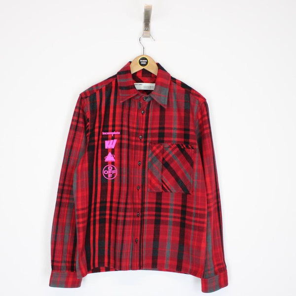 Off White Mariana De Silva Flannel Shirt Small