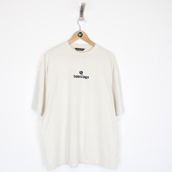 Balenciaga Sponsor Logo T-Shirt Small