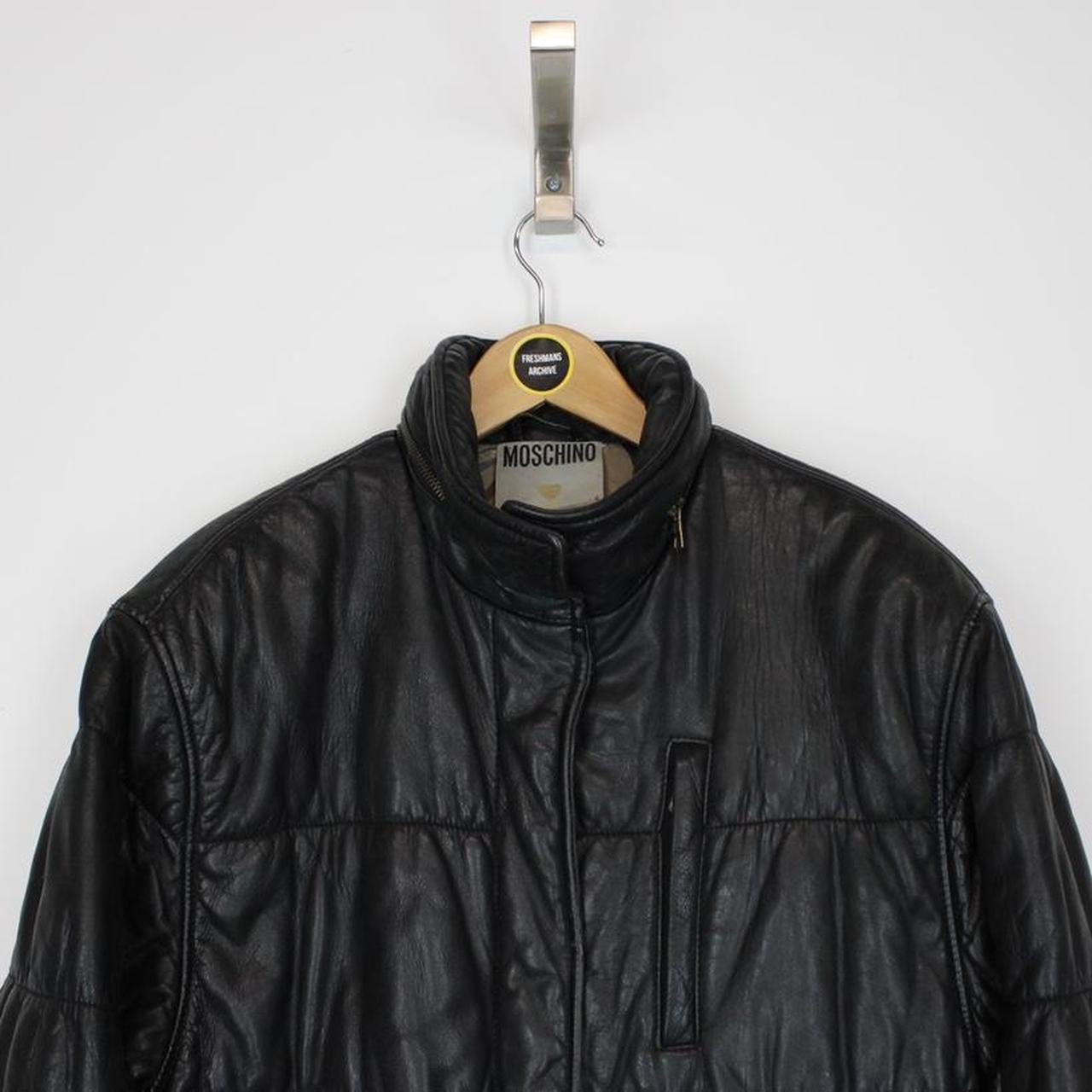 Vintage Moschino Leather Jacket XL