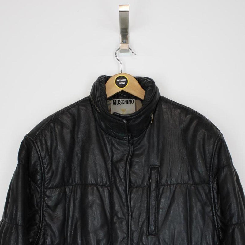 Vintage Moschino Leather Jacket XL