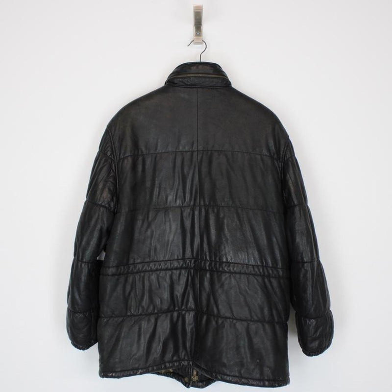 Vintage Moschino Leather Jacket XL