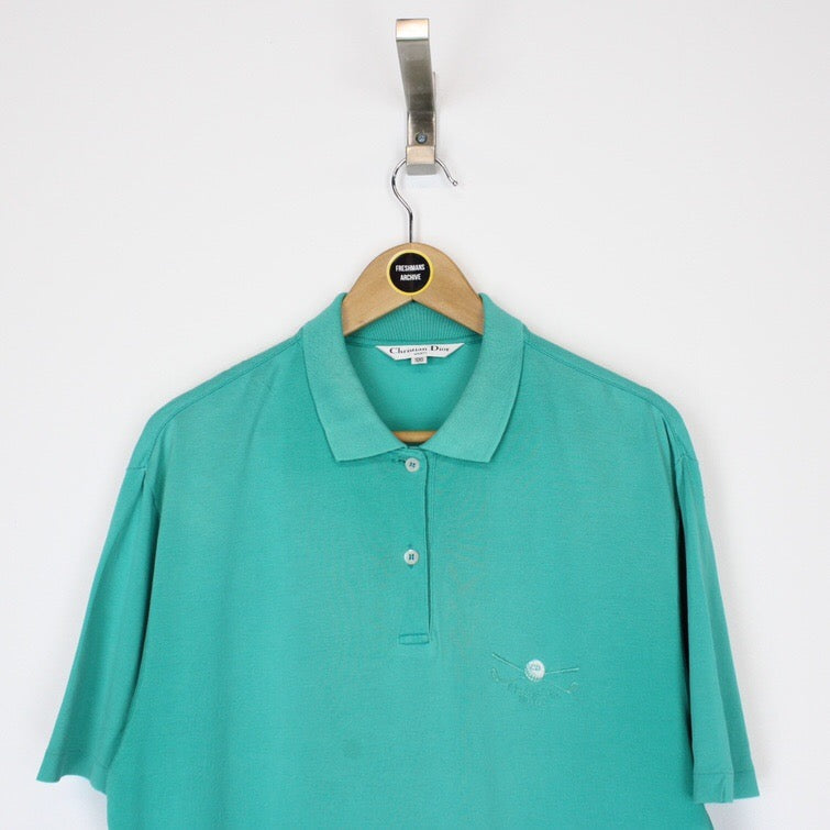 Vintage Christian Dior Polo Shirt Large
