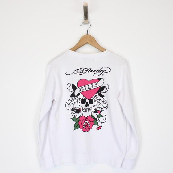 Vintage Ed Hardy Sweatshirt Medium