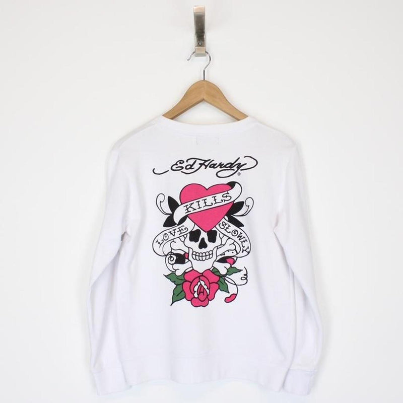 Vintage Ed Hardy Sweatshirt Medium