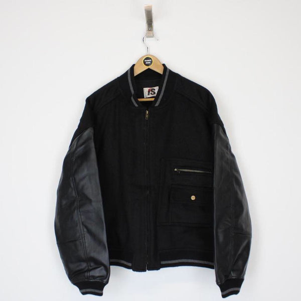 Vintage 80s Issey Miyake Sport Varsity Jacket Large