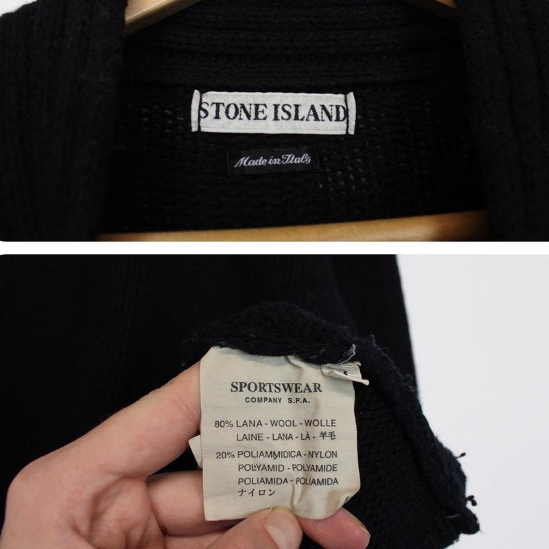 Vintage Stone Island AW 1998 Wool Jumper Medium