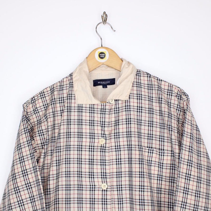 Vintage Burberry London Pyjama Top Medium