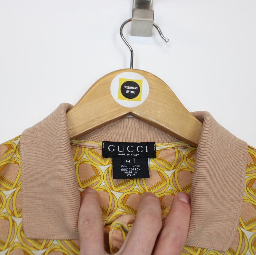 Vintage Gucci Polo Shirt Medium