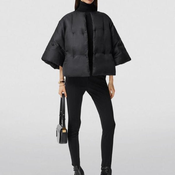 Burberry Silk Puffer Cape One Size