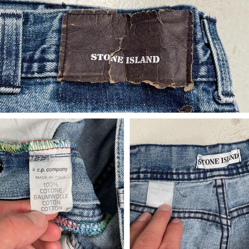 Vintage 80s Stone Island Jeans Large