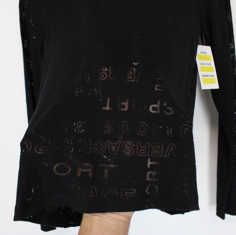 Vintage Versace See Through Top Large