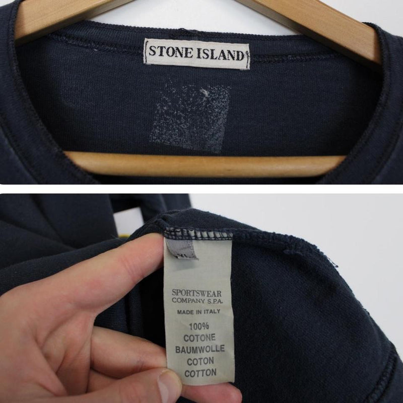 Vintage 90s Stone Island Marina Sweatshirt XL