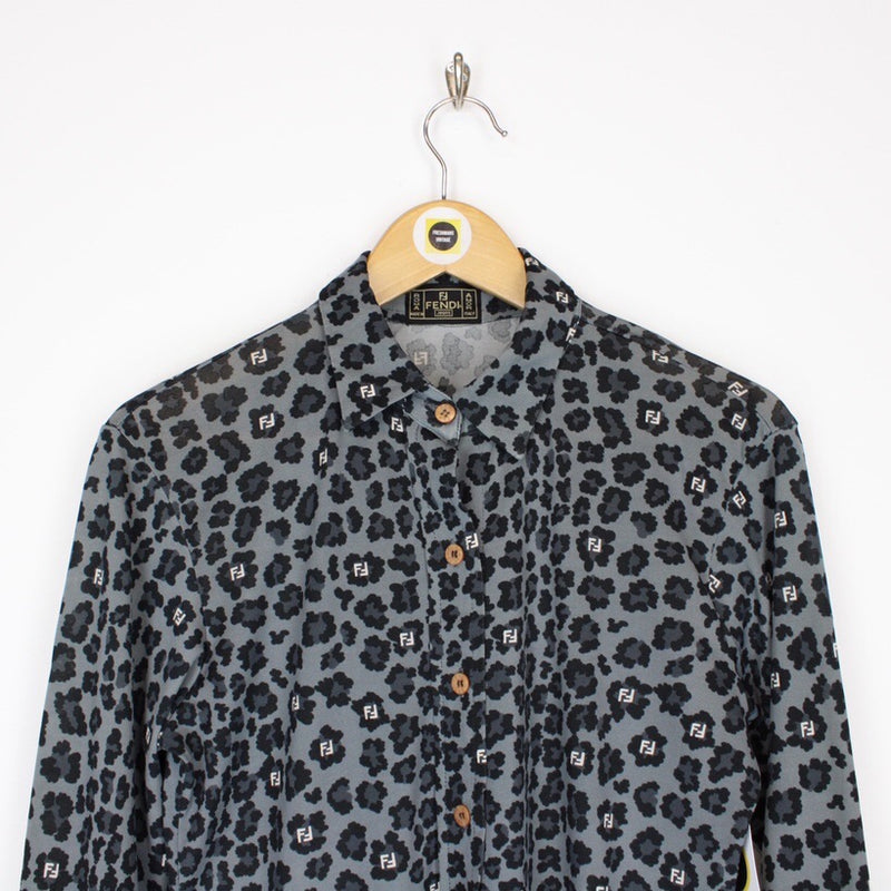 Vintage Fendi Blouse Shirt UK 6/8