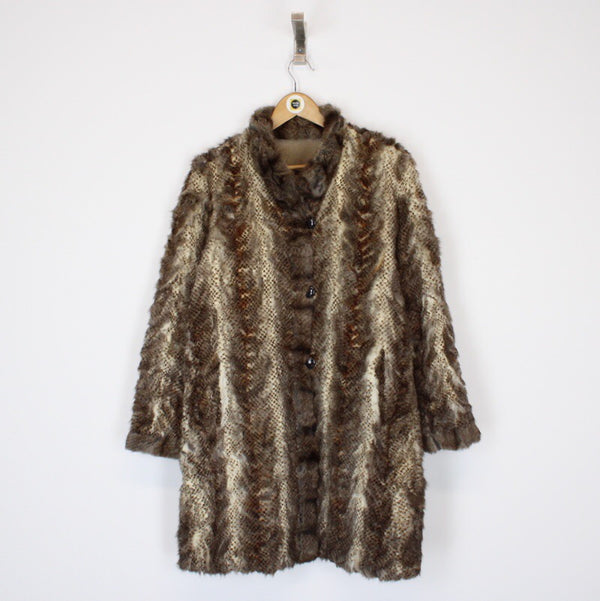 Vintage Balmain Reversible Fur Jacket Medium