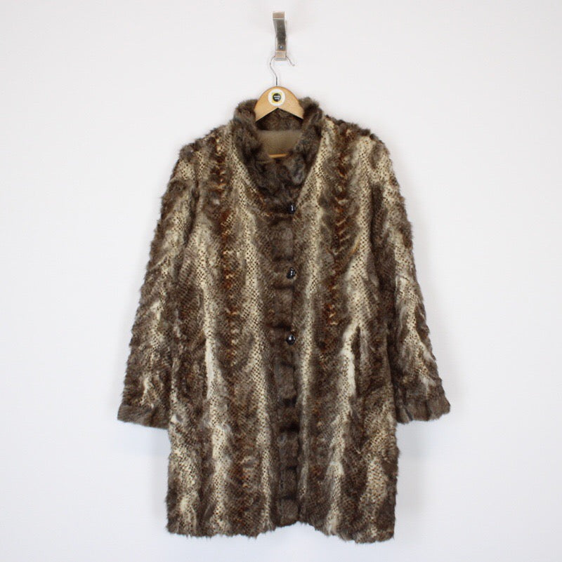 Vintage Balmain Reversible Fur Jacket Medium