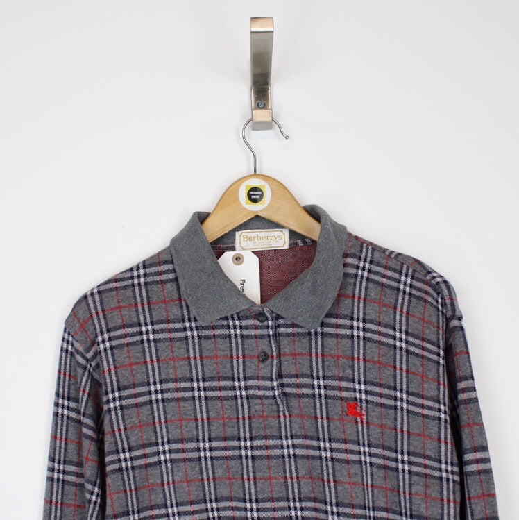 Vintage Burberry Polo Shirt Large