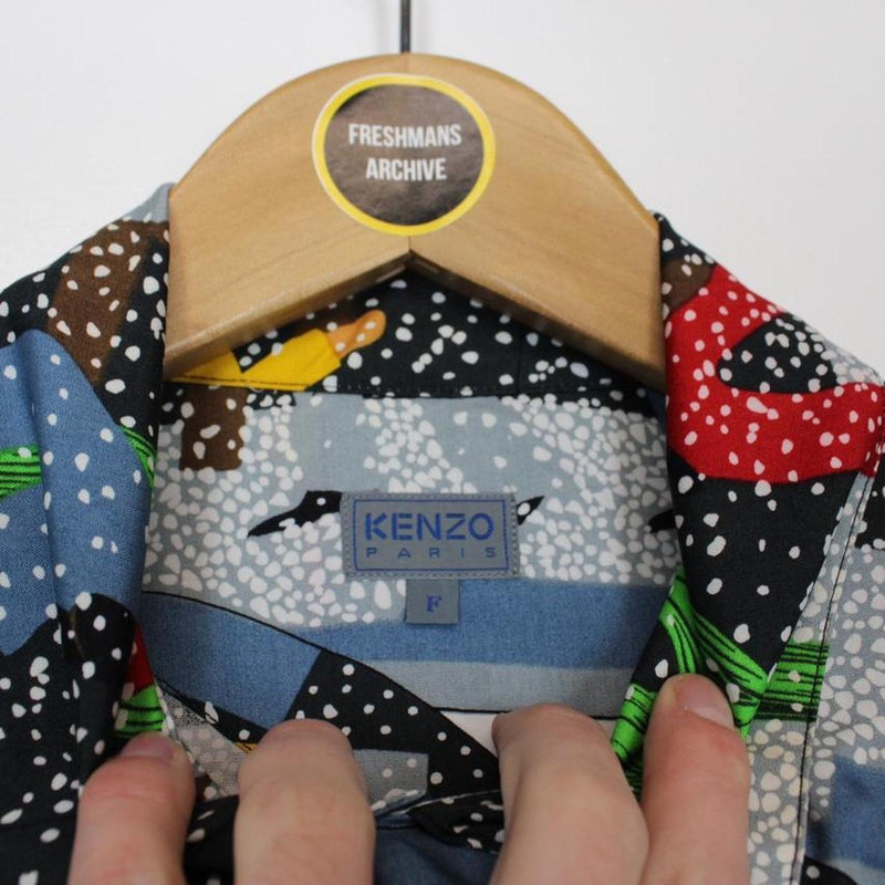 Vintage Kenzo Cowboys and Indians Shirt XL