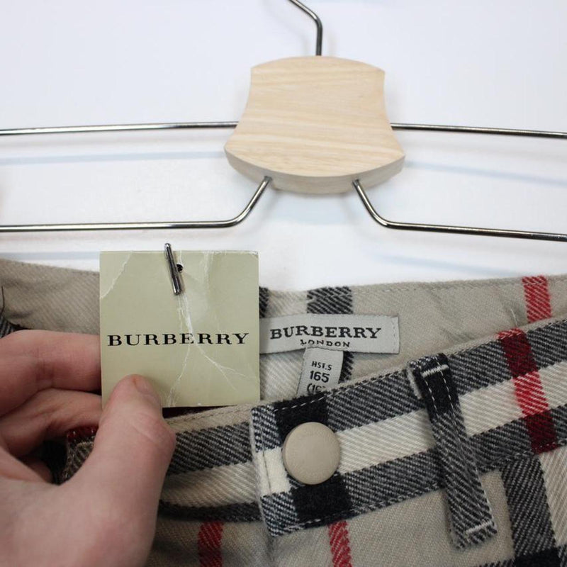 Vintage Burberry London Wool Shorts XS