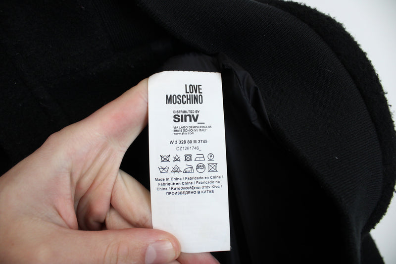 Love Moschino Wool Bomber Jacket Medium