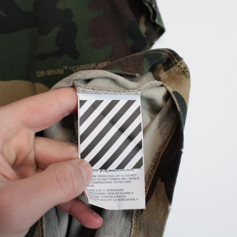 Off White Camo T-Shirt XS