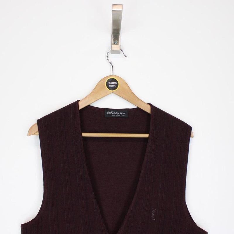 Vintage Yves Saint Laurent Sweater Vest Medium