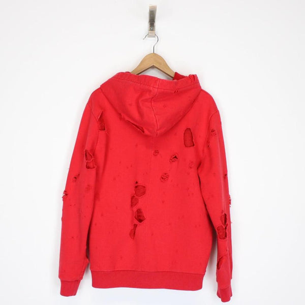 Givenchy Paris Distressed Hoodie Small