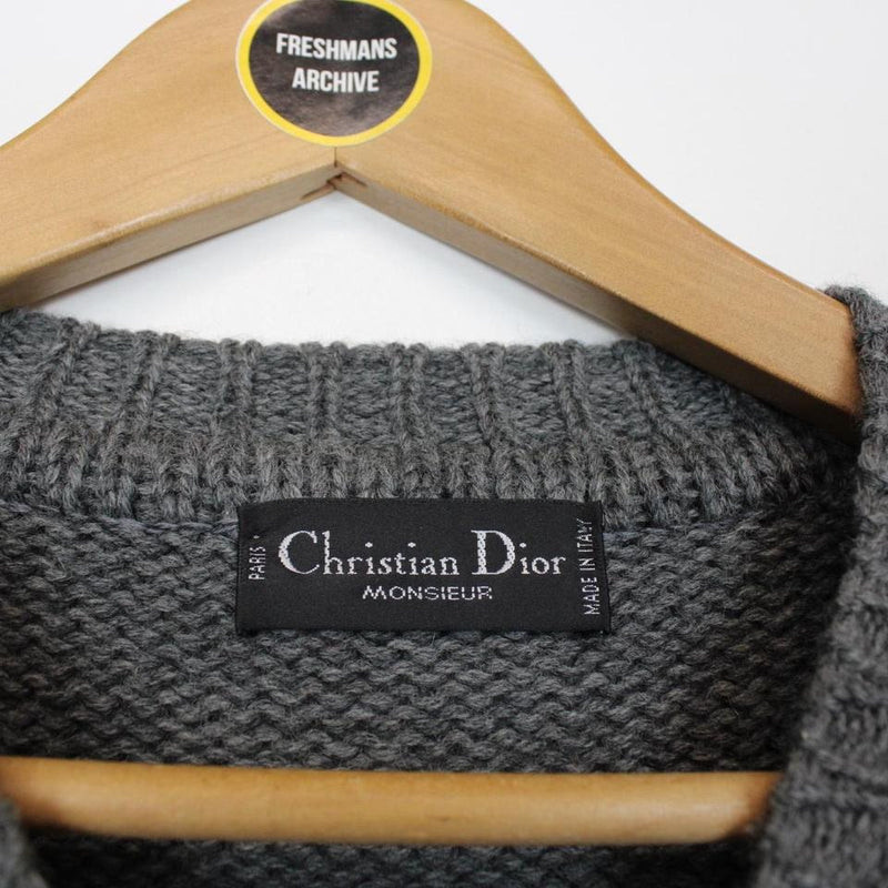 Vintage Christian Dior Wool Jumper Medium
