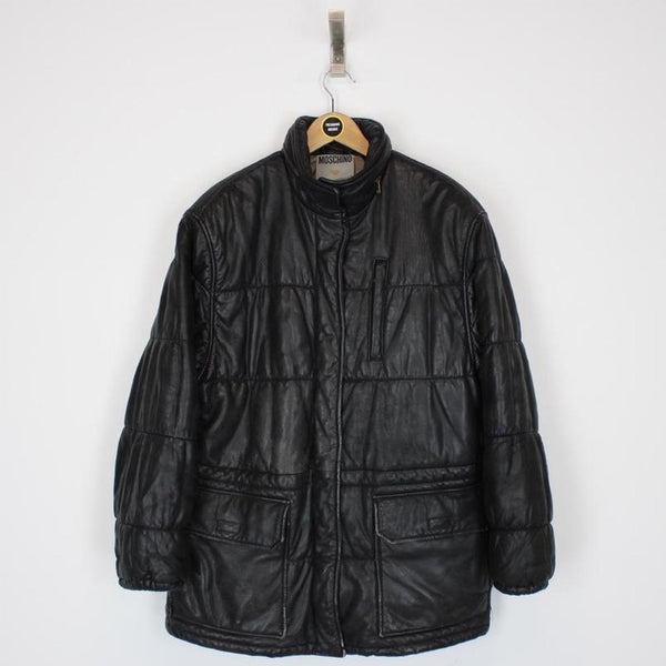 Vintage Moschino Leather Jacket XL