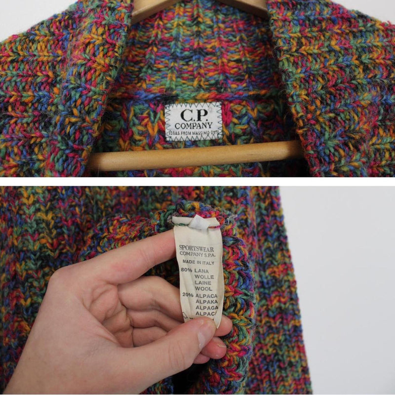 Vintage 80s CP Company Alpaca Knit Jumper XL
