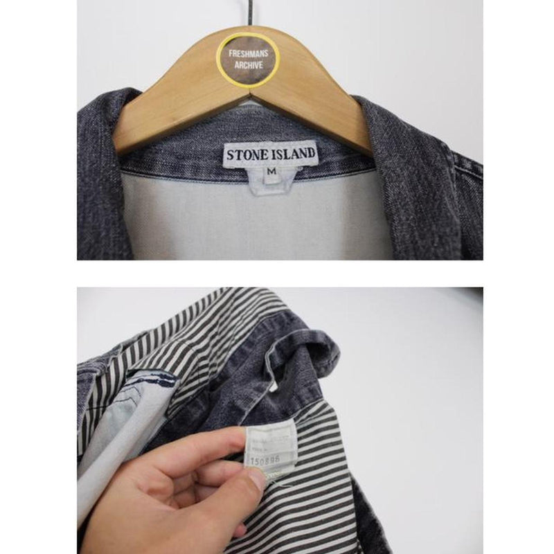 Vintage Stone Island AW 1986 Denim Carpenter Jacket Medium