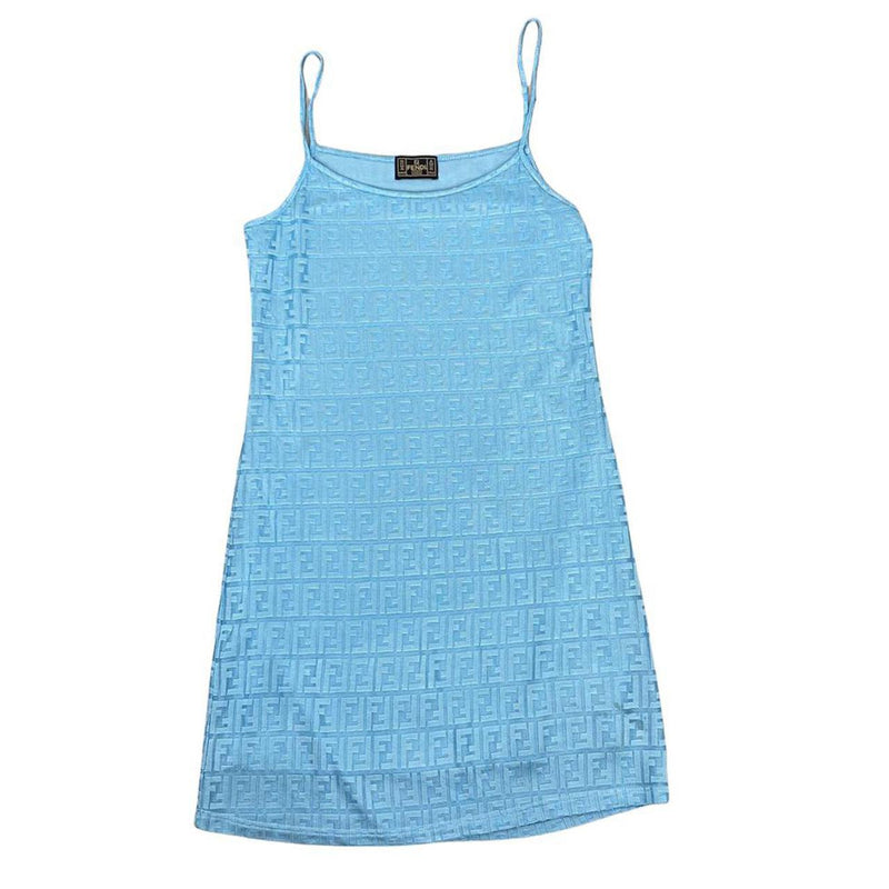Vintage Fendi Monogram Dress Medium