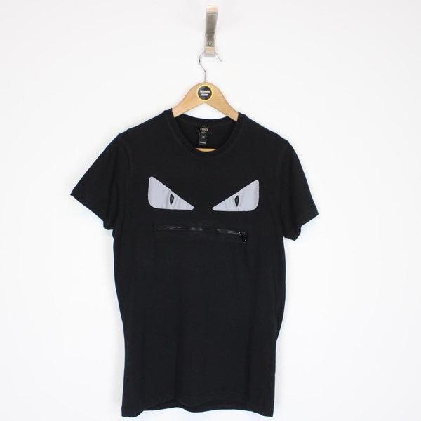 Fendi Bug Eyes Zip Mouth T-Shirt XS