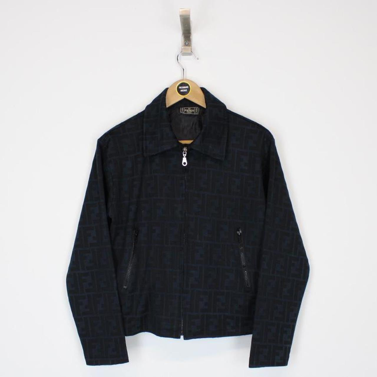 Vintage 90s Fendi Monogram Jacket Small