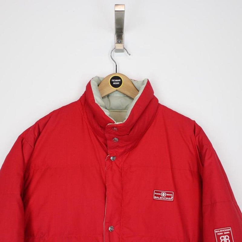 Vintage Balenciaga Reversible Puffer Jacket Large