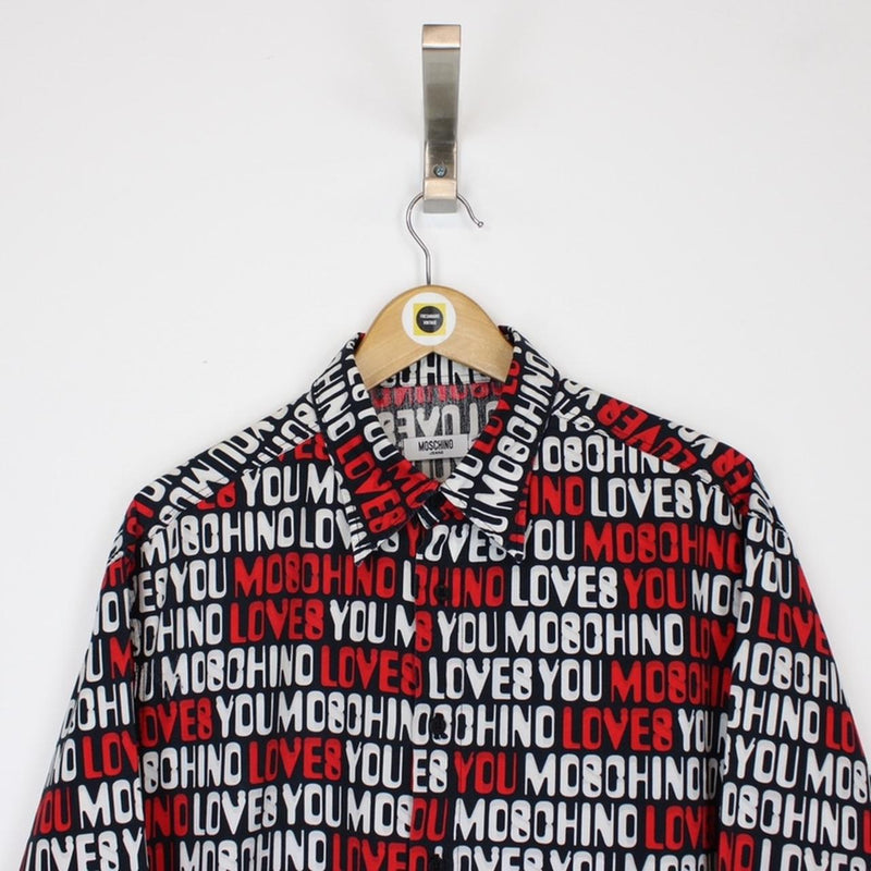 Vintage 2000 Moschino Loves You Shirt Large