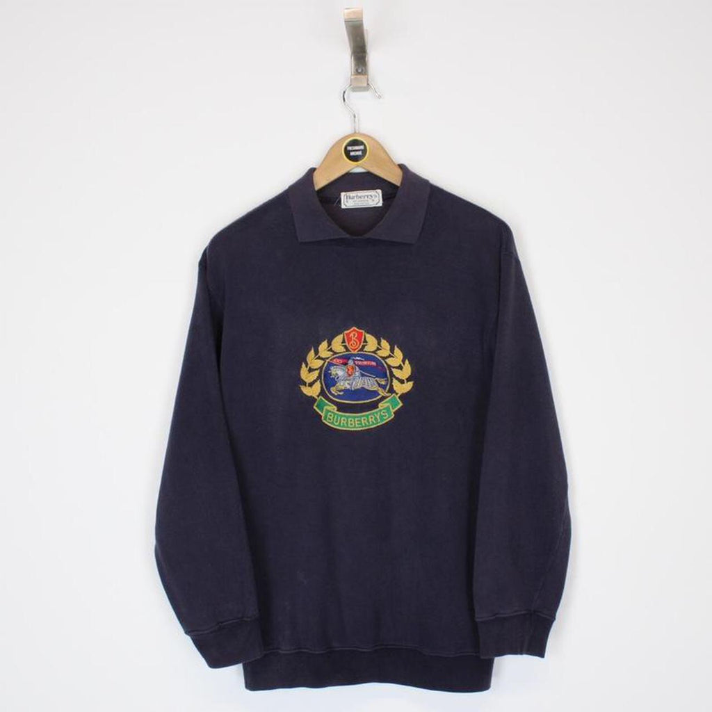 Burberry navy sweatshirt best sale