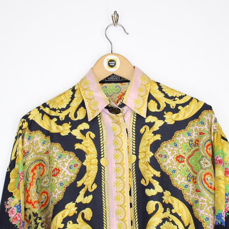 Vintage Gianni Versace Silk Blouse UK 8