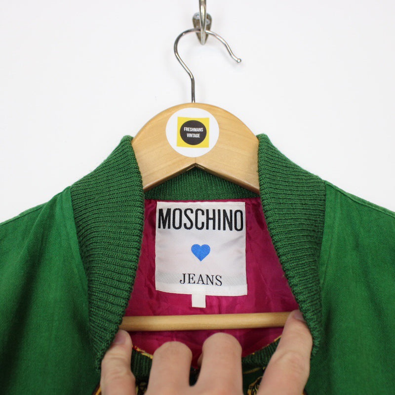 Vintage Moschino Jeans Bomber Jacket Medium
