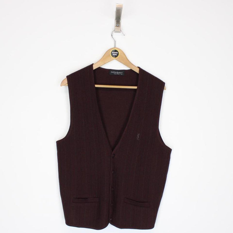 Vintage Yves Saint Laurent Sweater Vest Medium