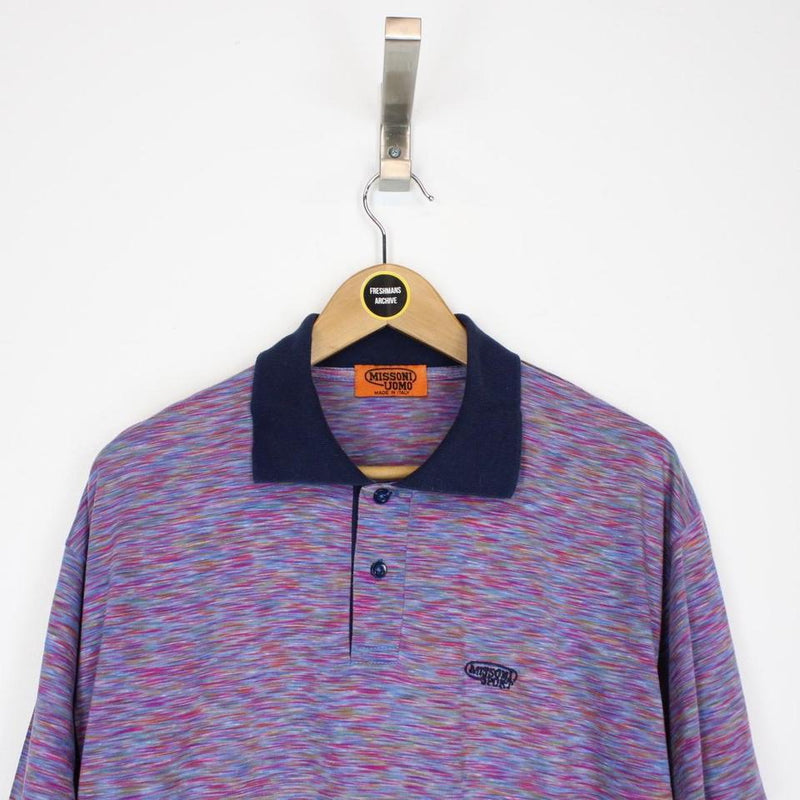 Vintage Missoni Polo Shirt Large