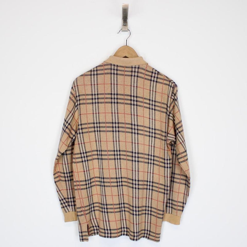 Vintage Burberry Polo Shirt Small