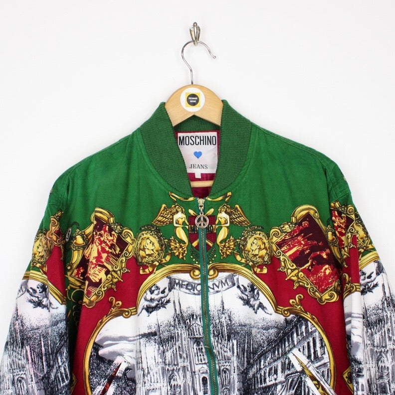 Vintage Moschino Jeans Bomber Jacket Medium
