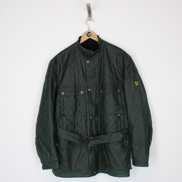 Vintage Belstaff Belted Waxed Cotton Jacket XXL
