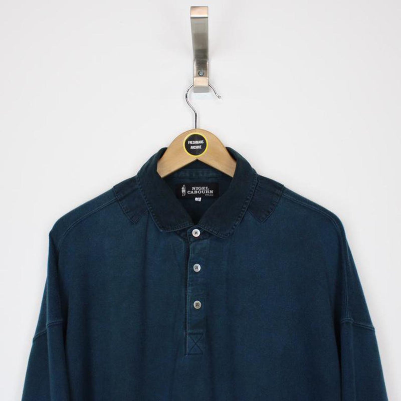 Vintage Nigel Cabourn Collared Sweatshirt XL
