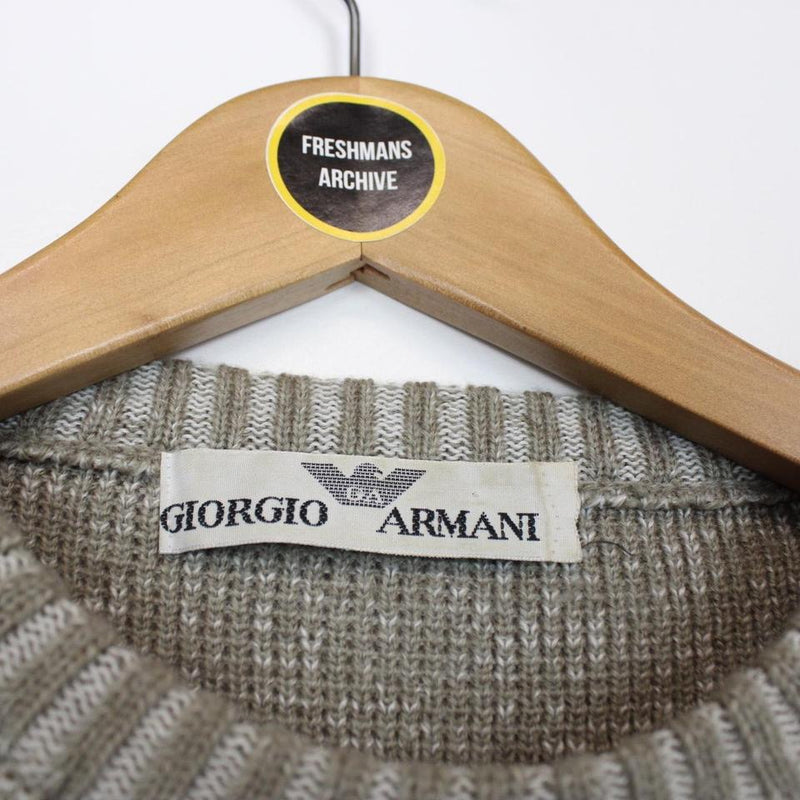 Vintage 80s Giorgio Armani Wool Jumper Small