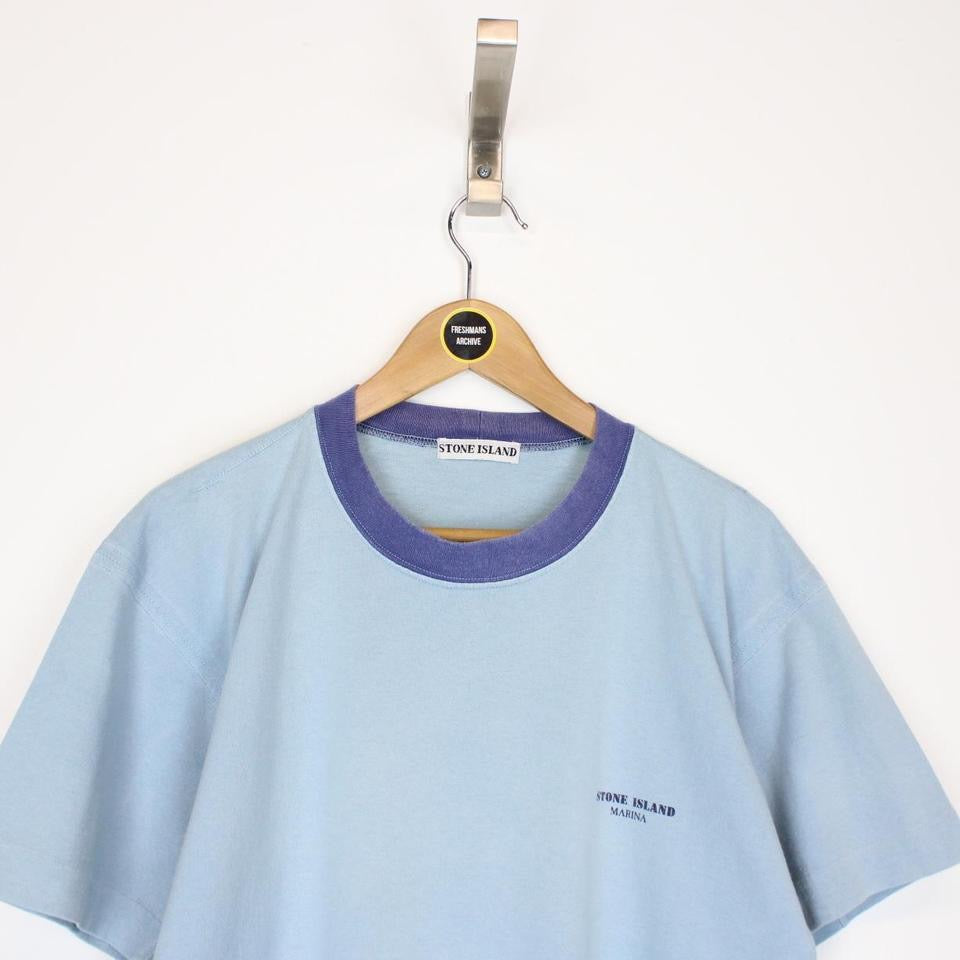 Vintage 80s Stone Island Marina T-Shirt Medium