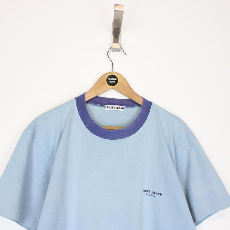 Vintage 80s Stone Island Marina T-Shirt Medium