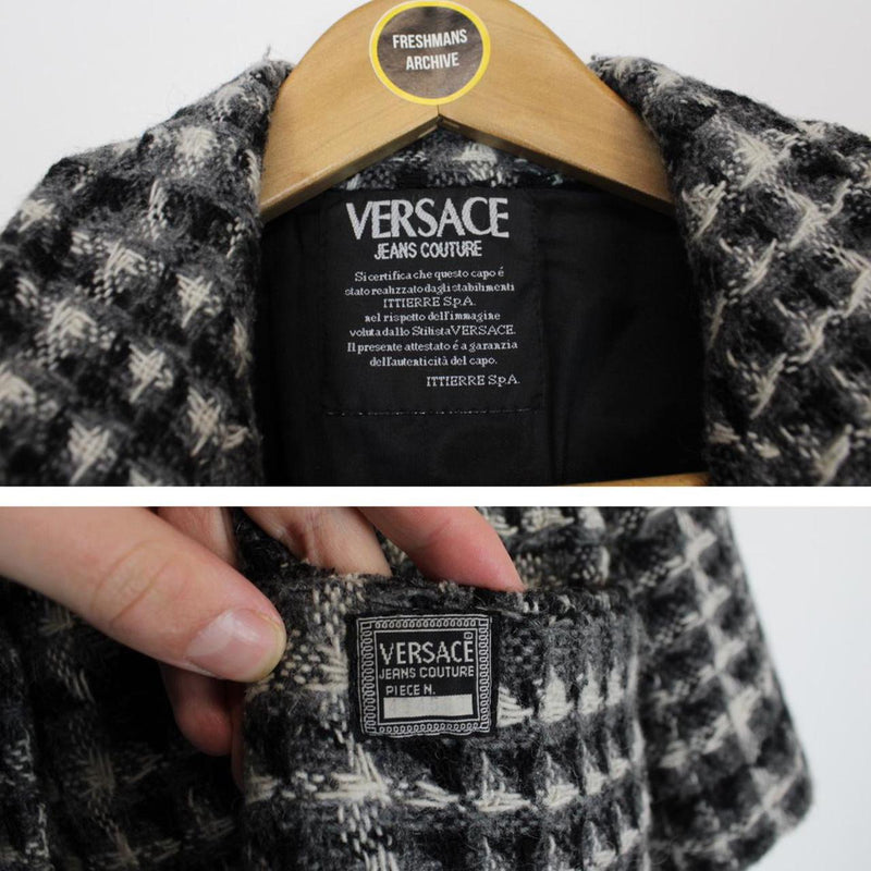 Vintage Versace Jeans Couture Wool Coat Large